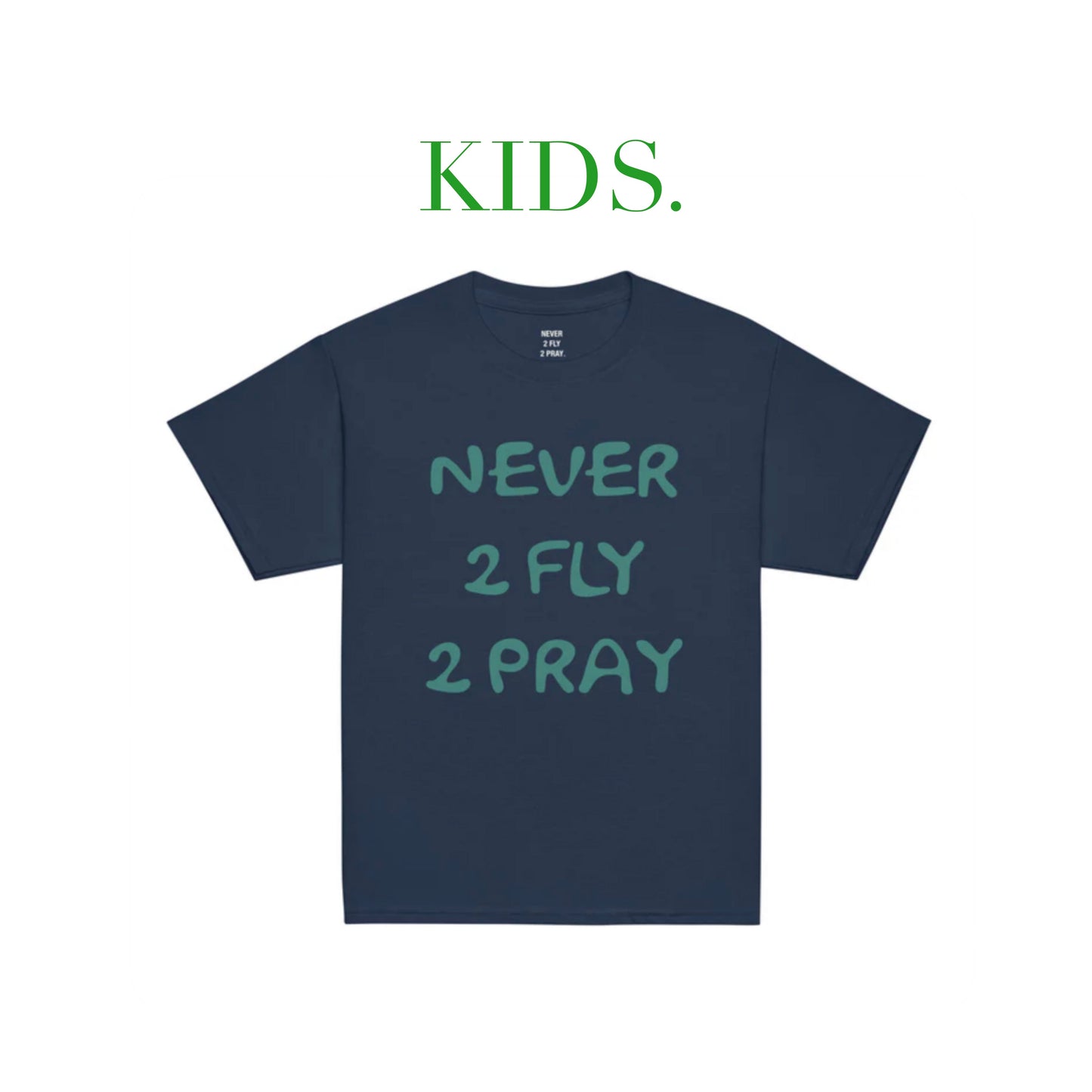 KIDS NAVY ROUND N2F2P Tee