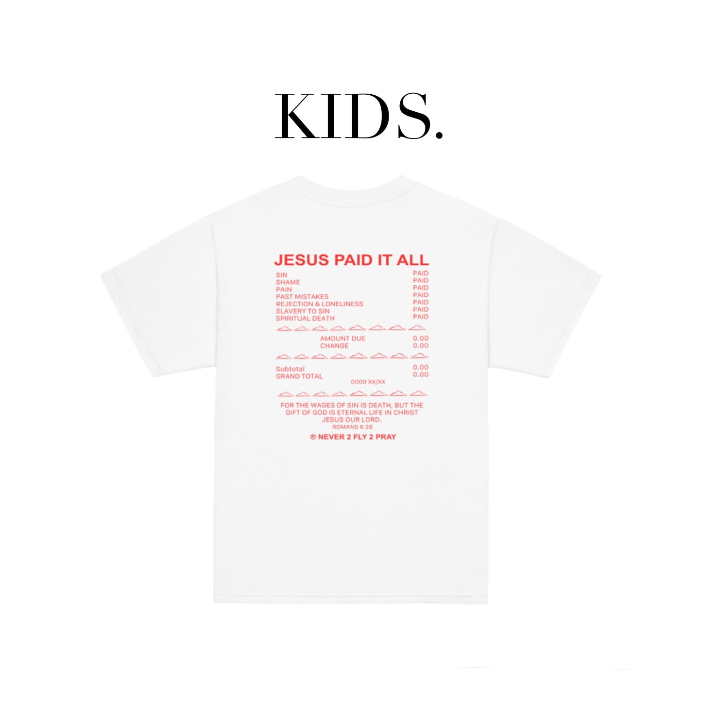 KIDS CHILD OF GOD RED TEE