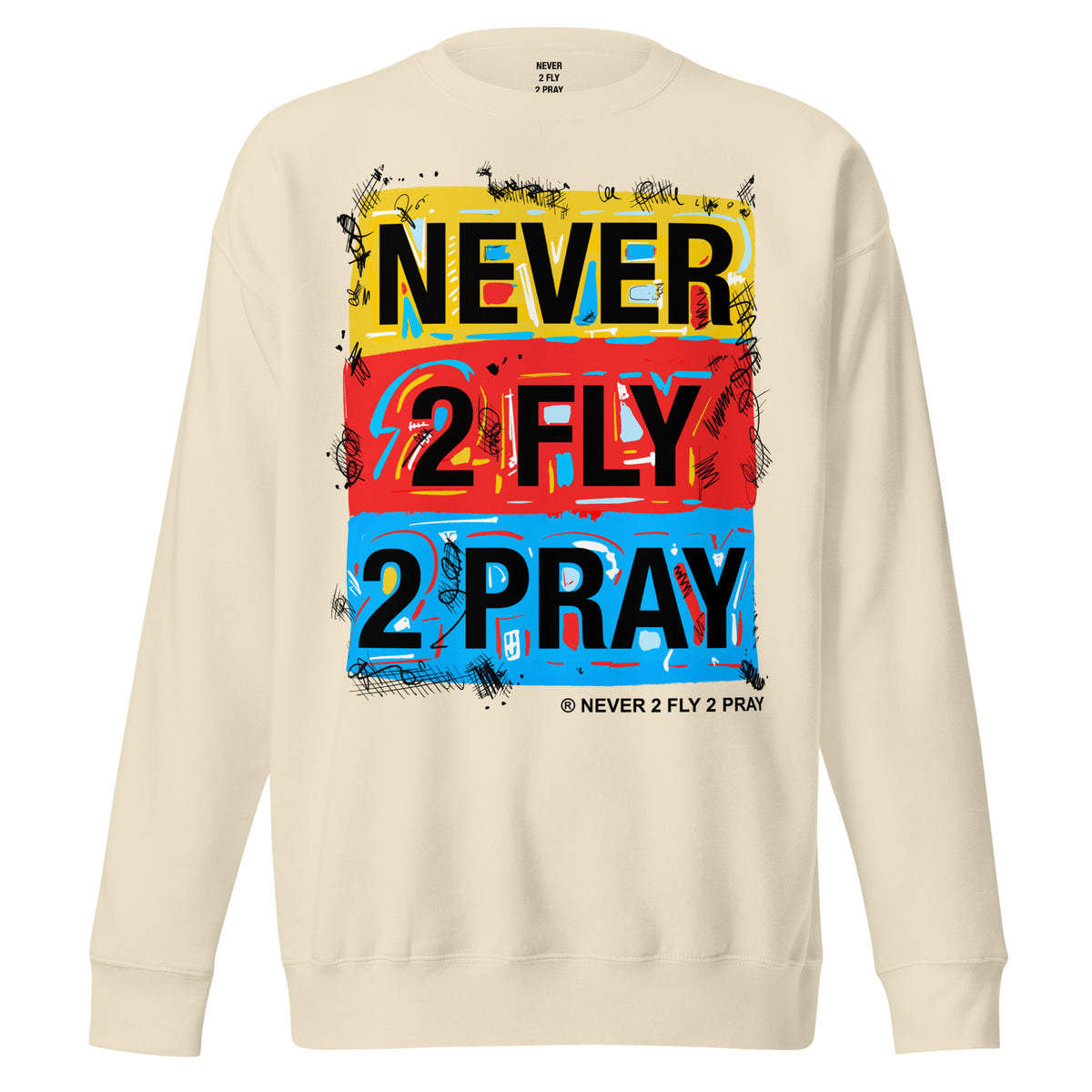 HIGH ART CREAM Premium Sweatshirt